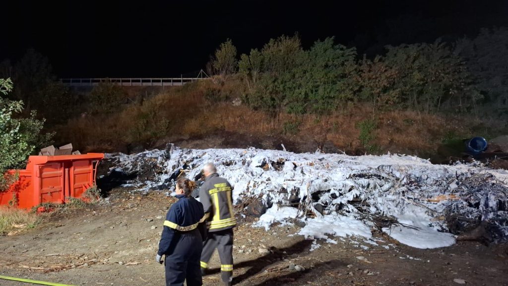 Incendio Pontey 31 luglio 2026