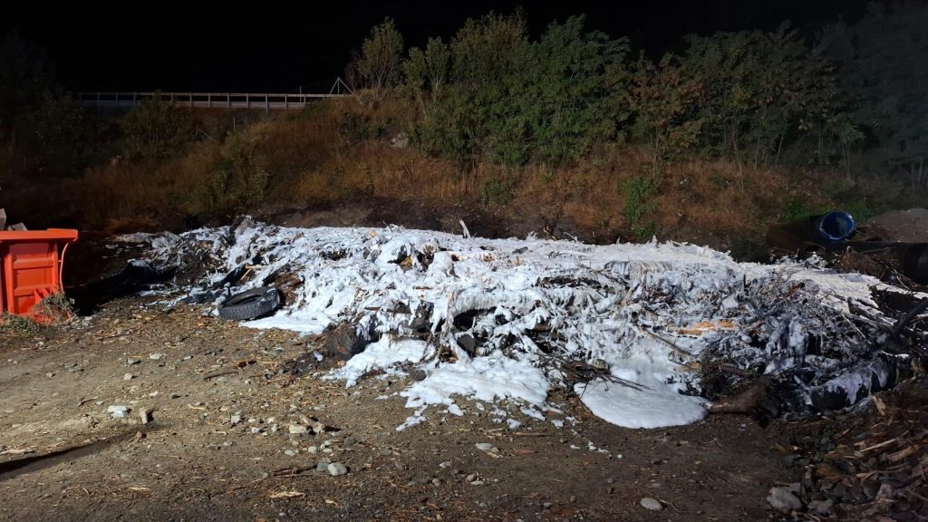 Incendio Pontey 31 luglio 2026