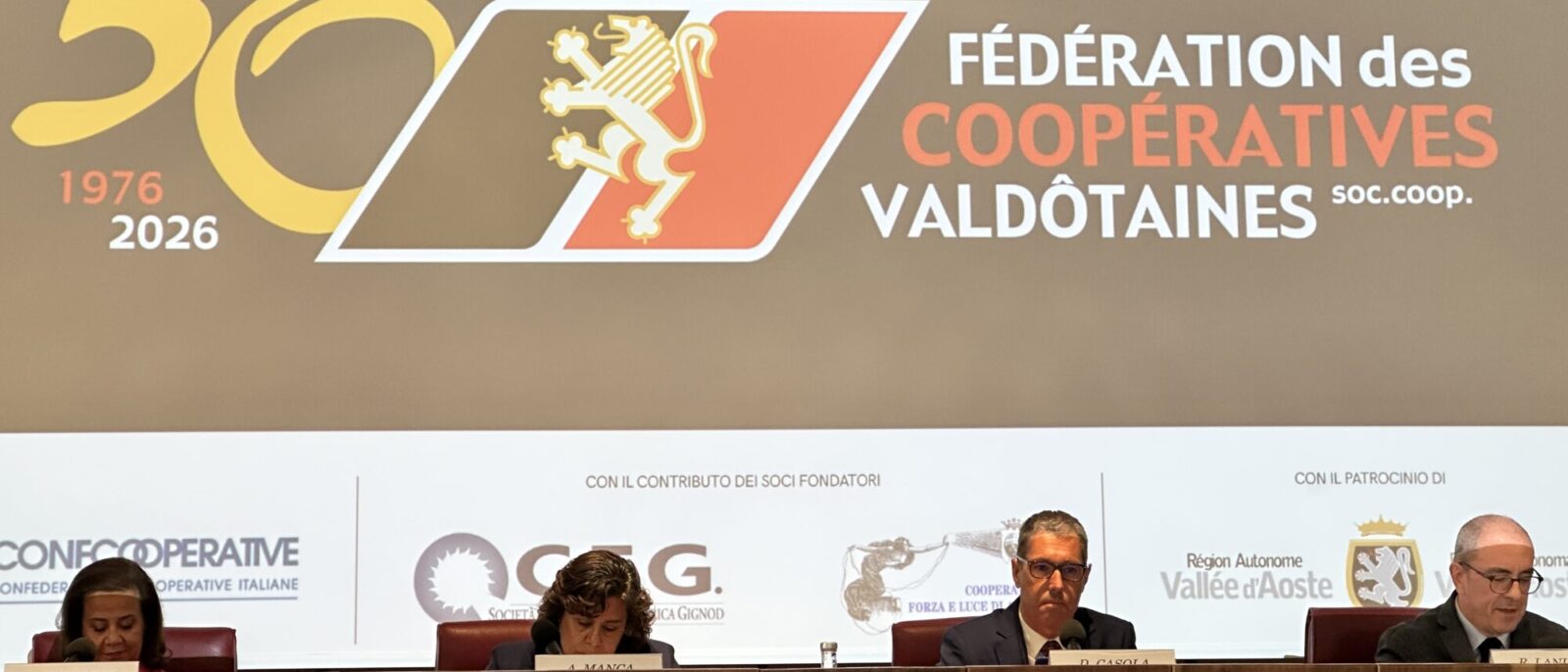 50 anni di attivit&agrave; per la F&eacute;d&eacute;ration des Coop&eacute;ratives vald&ocirc;taines