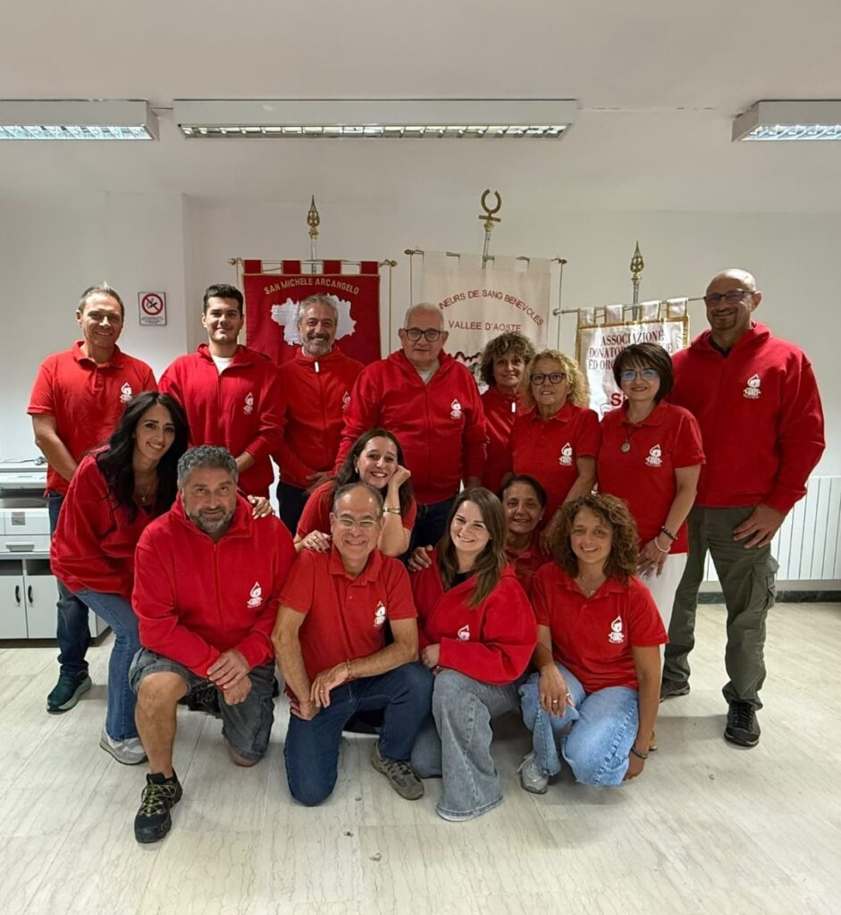 Valentina Passarella, presidente dell'Associazione Donatori Volontari Sangue San Michele Arcangelo Fidas Valle d'Aosta