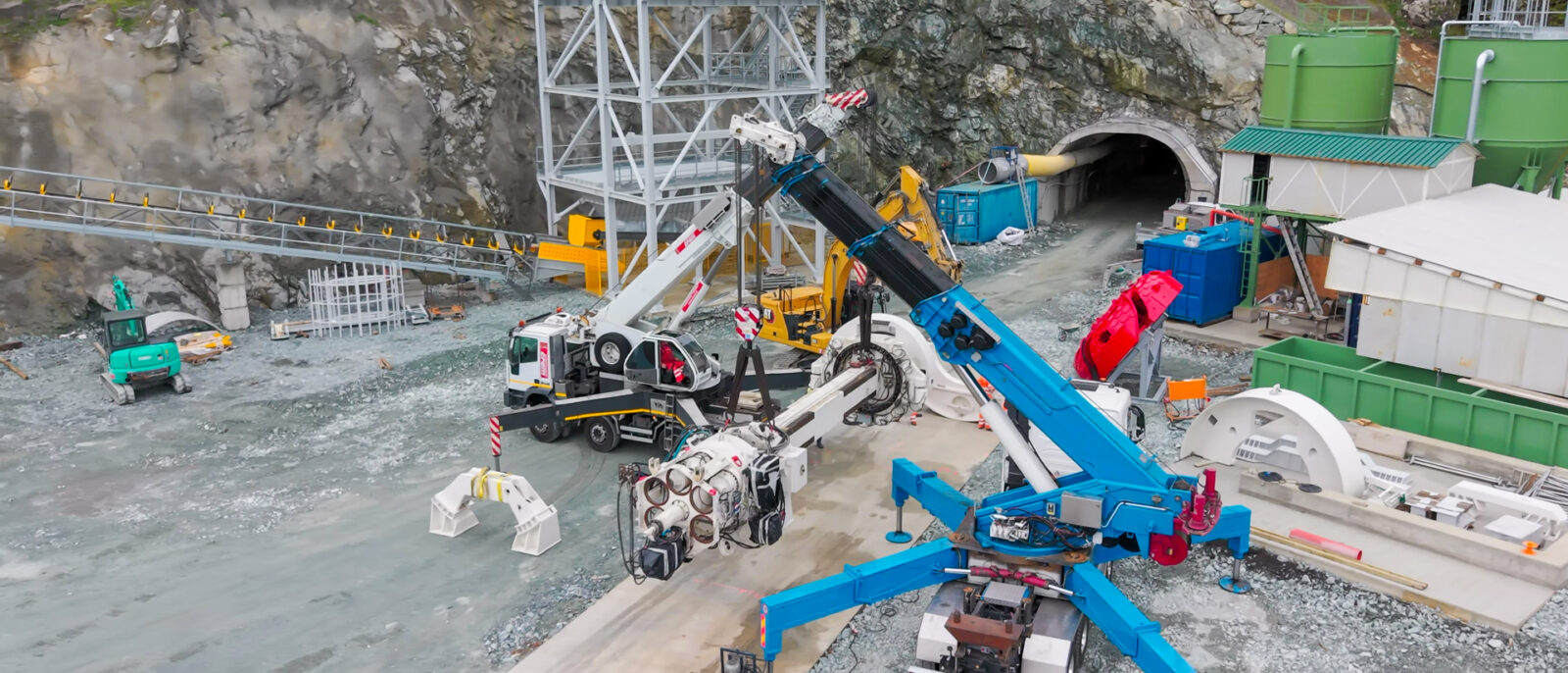 Visite al cantiere idroelettrico Hône 2